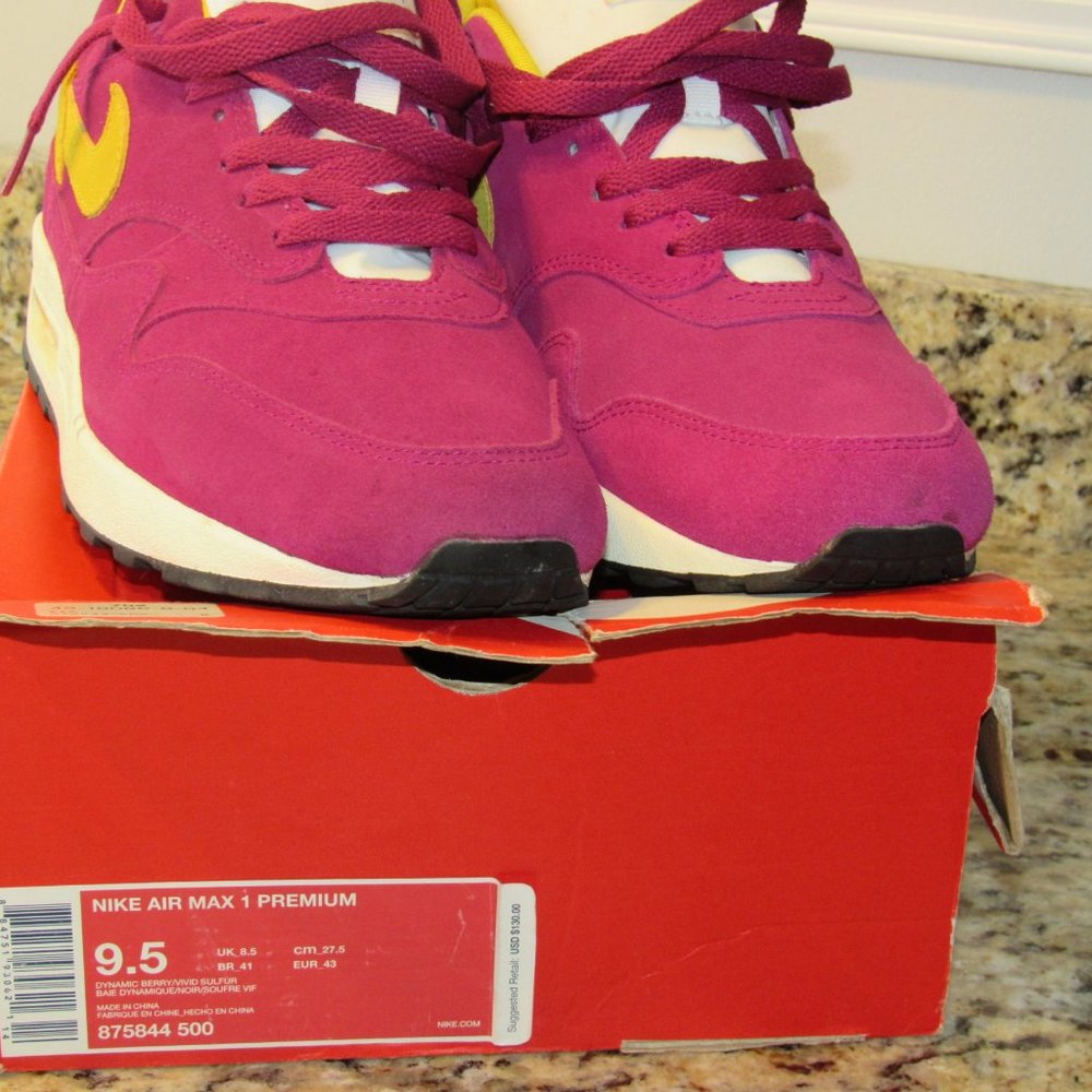 Nike Air Max 1 Premium 'Dynamic Berry' - Picture 5 of 5